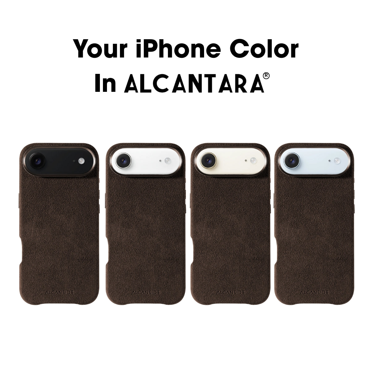 iPhone 17 Air - Alcantara Case - Chocolate Brown