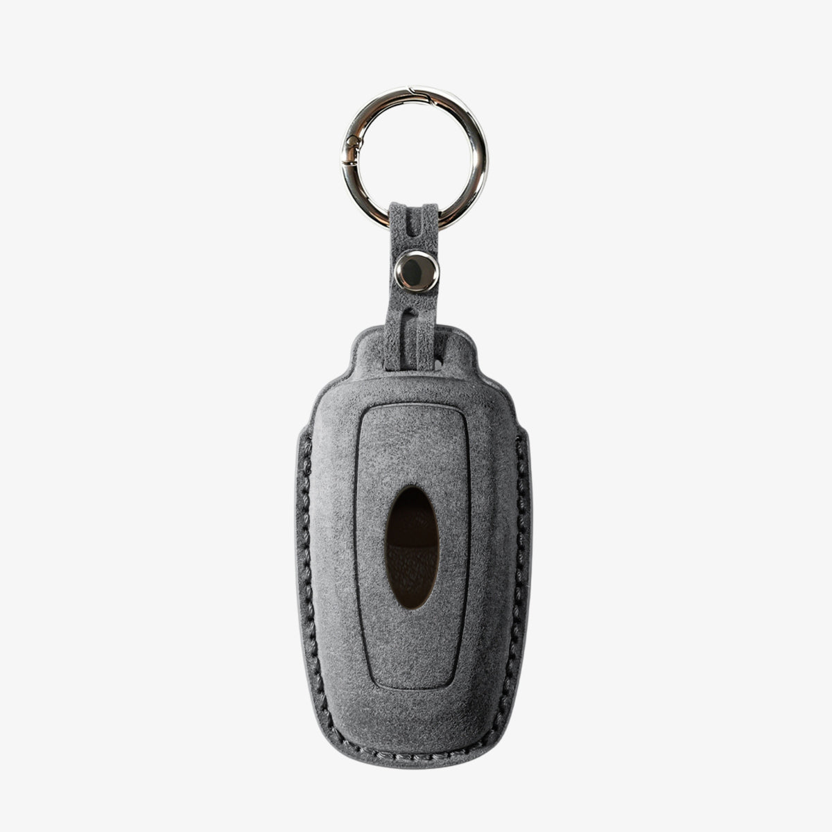 Alcantara Car Key Fob Cover for Ford Model A - Space Grey 4