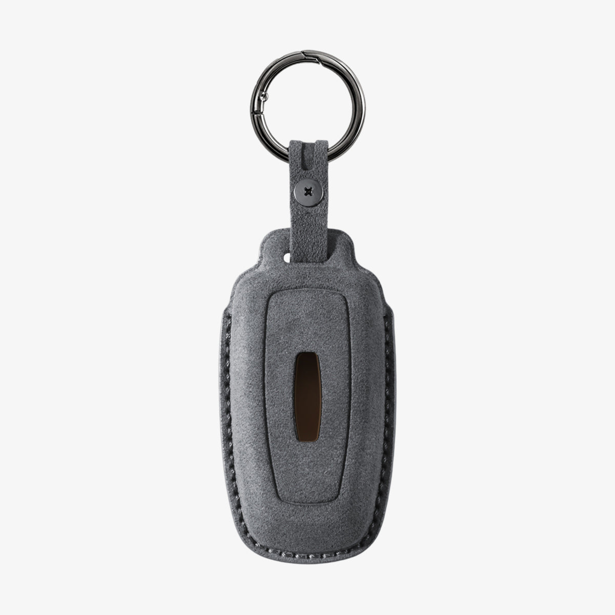 Alcantara Car Key Fob Cover for Lincoln Model A - Space Grey 4
