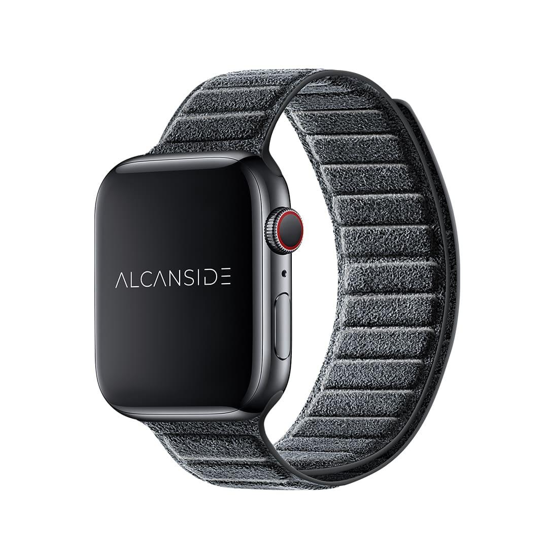 Alcantara Apple Watch Bandje - Space Grey - 42/44/45mm & Ultra (49mm)
