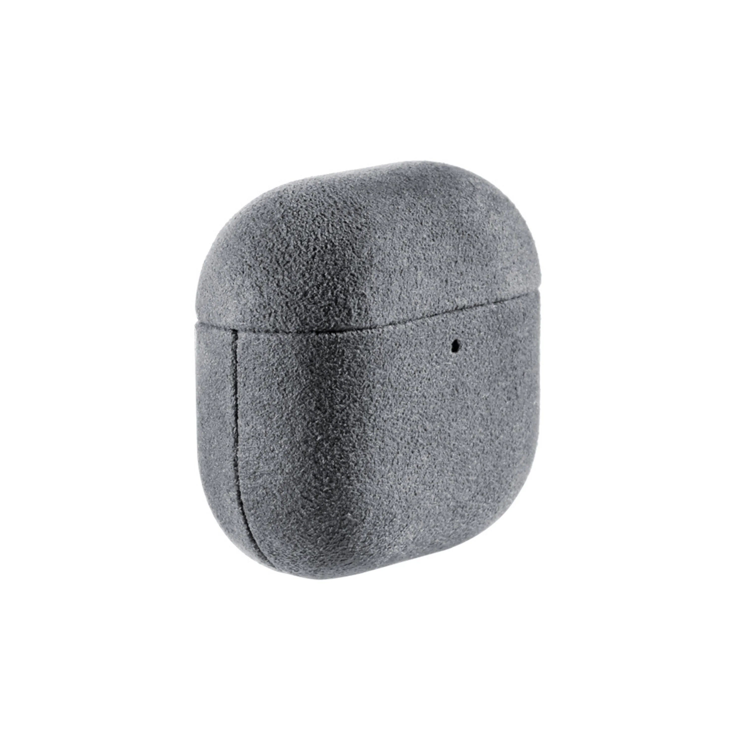AirPods (4e Generatie) Alcantara Hoesje - Nardo Gray