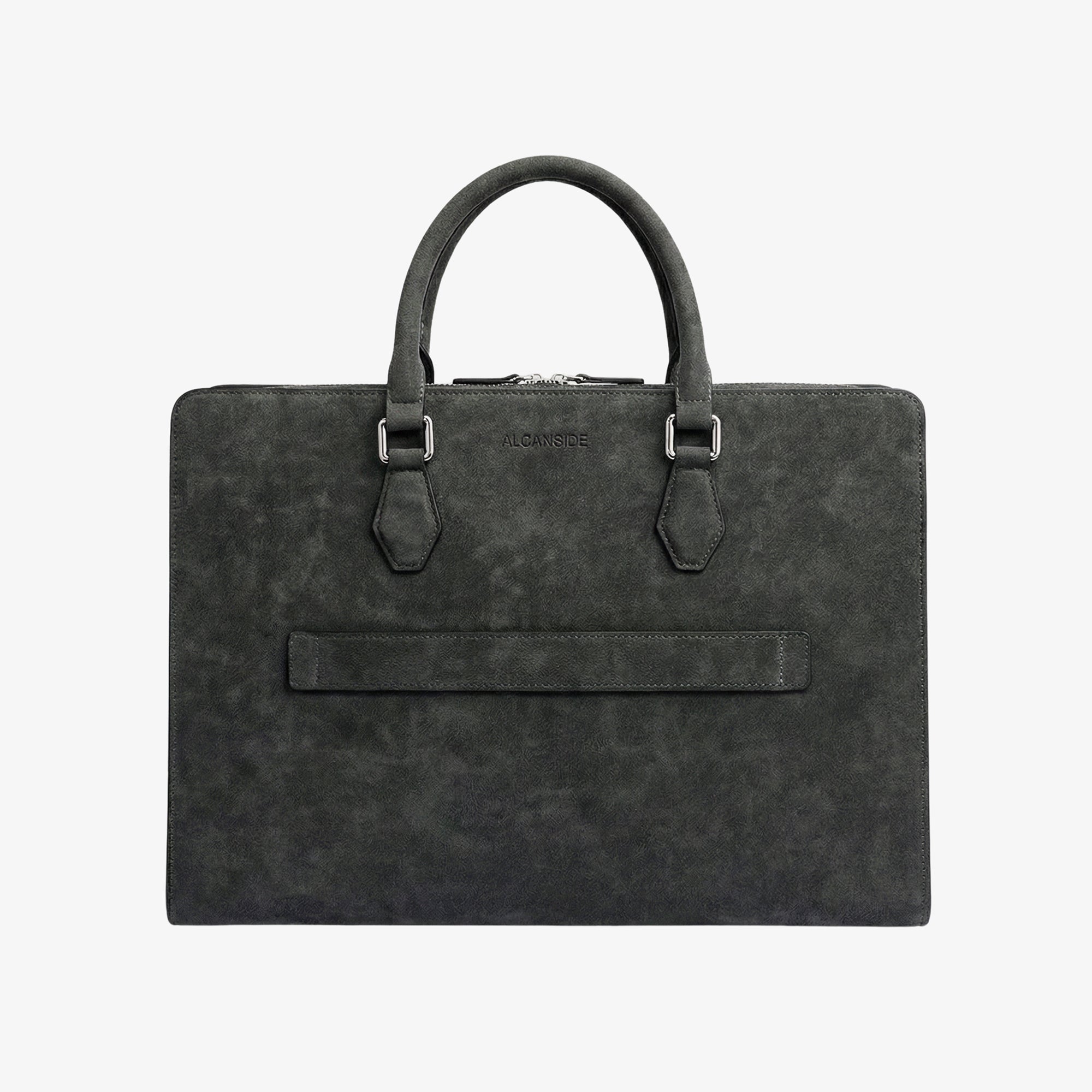 Alcantara Laptop Bag - Space Grey