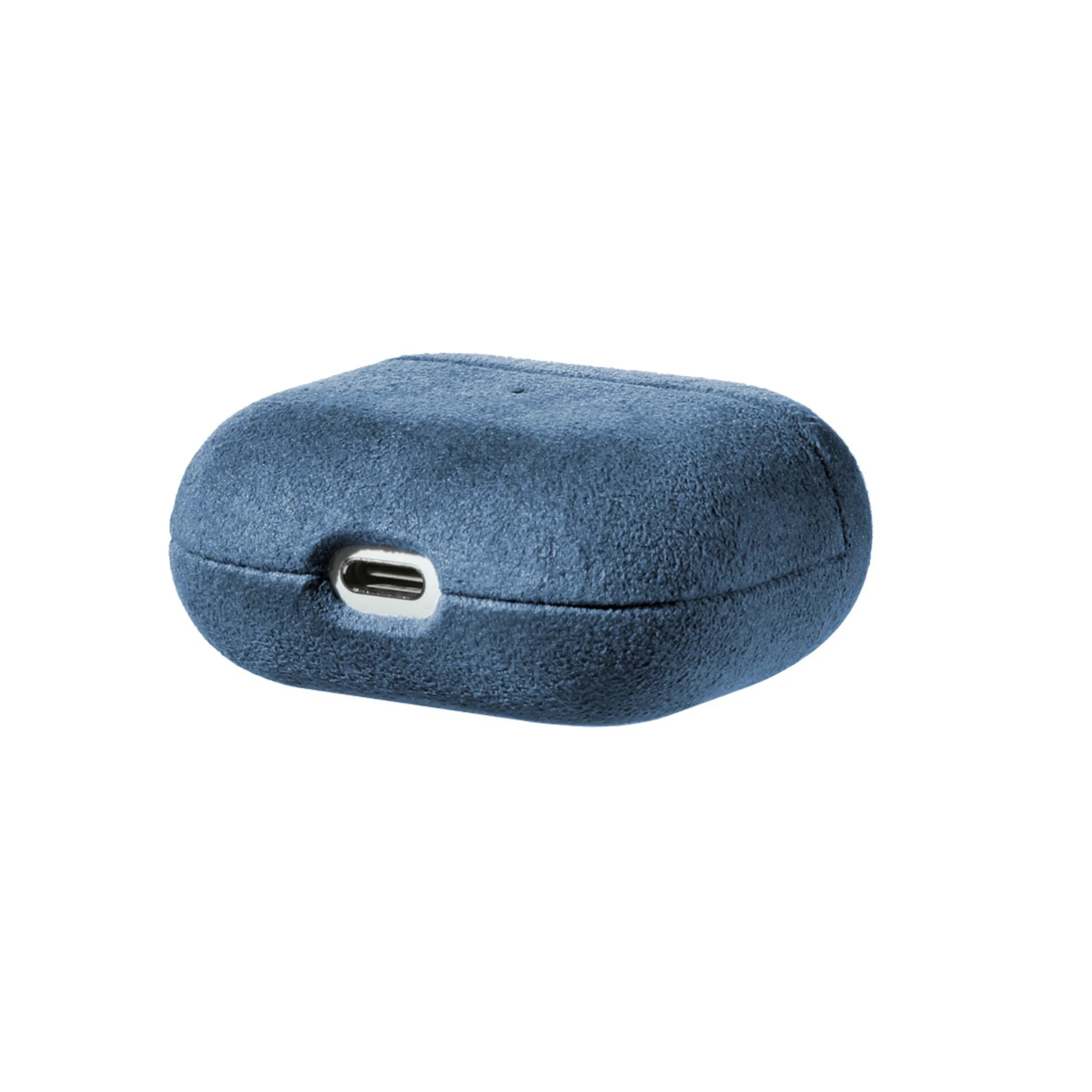 AirPods (3e Generatie) Alcantara Hoesje - Ocean Blue