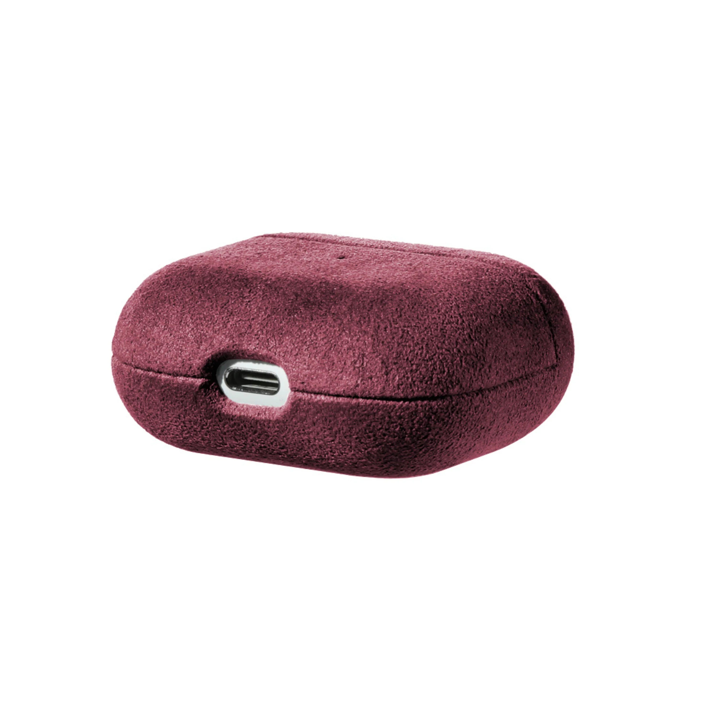 AirPods (3e Generatie) Alcantara Hoesje - Rood