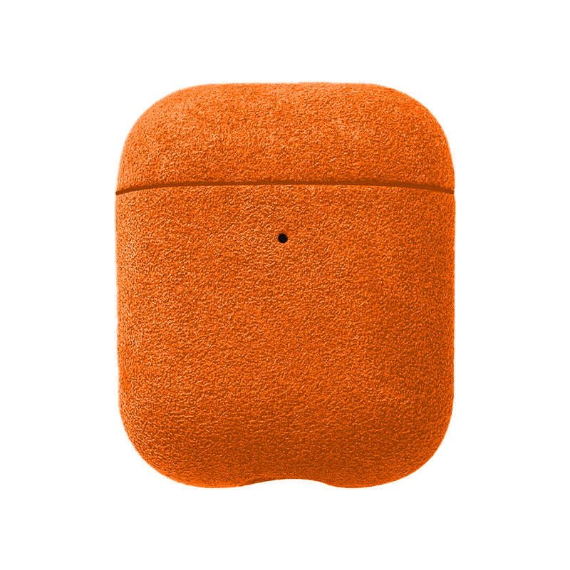 AirPods 1/2 Gen Alcantara Case - Orange - Alcanside