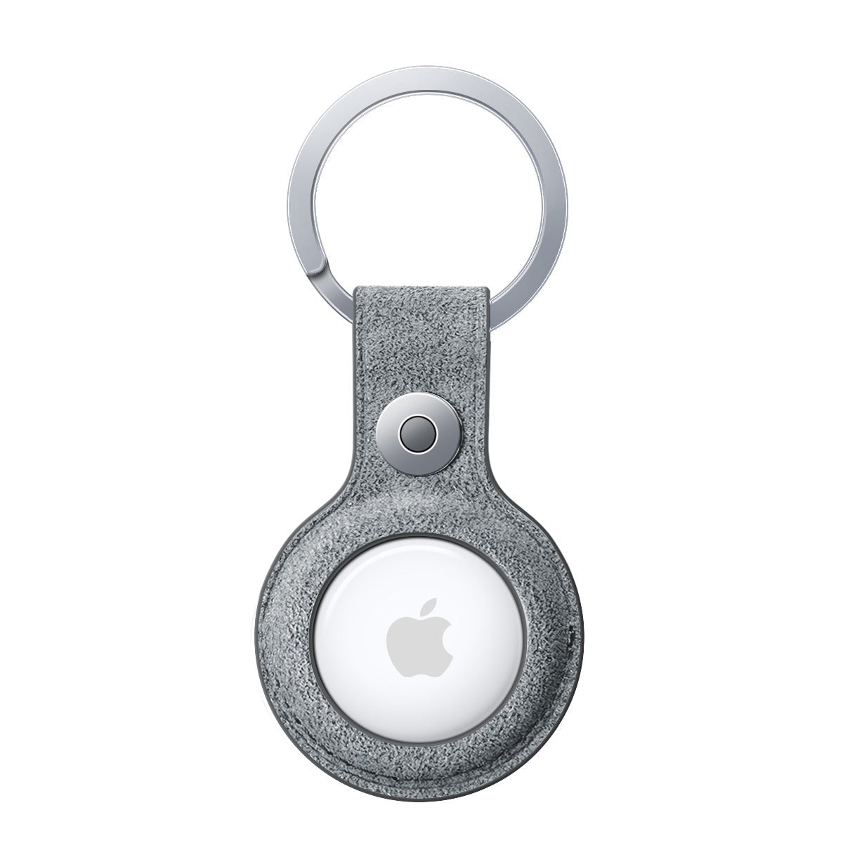 Alcantara AirTag Key Ring - Nardo Gray - Alcanside
