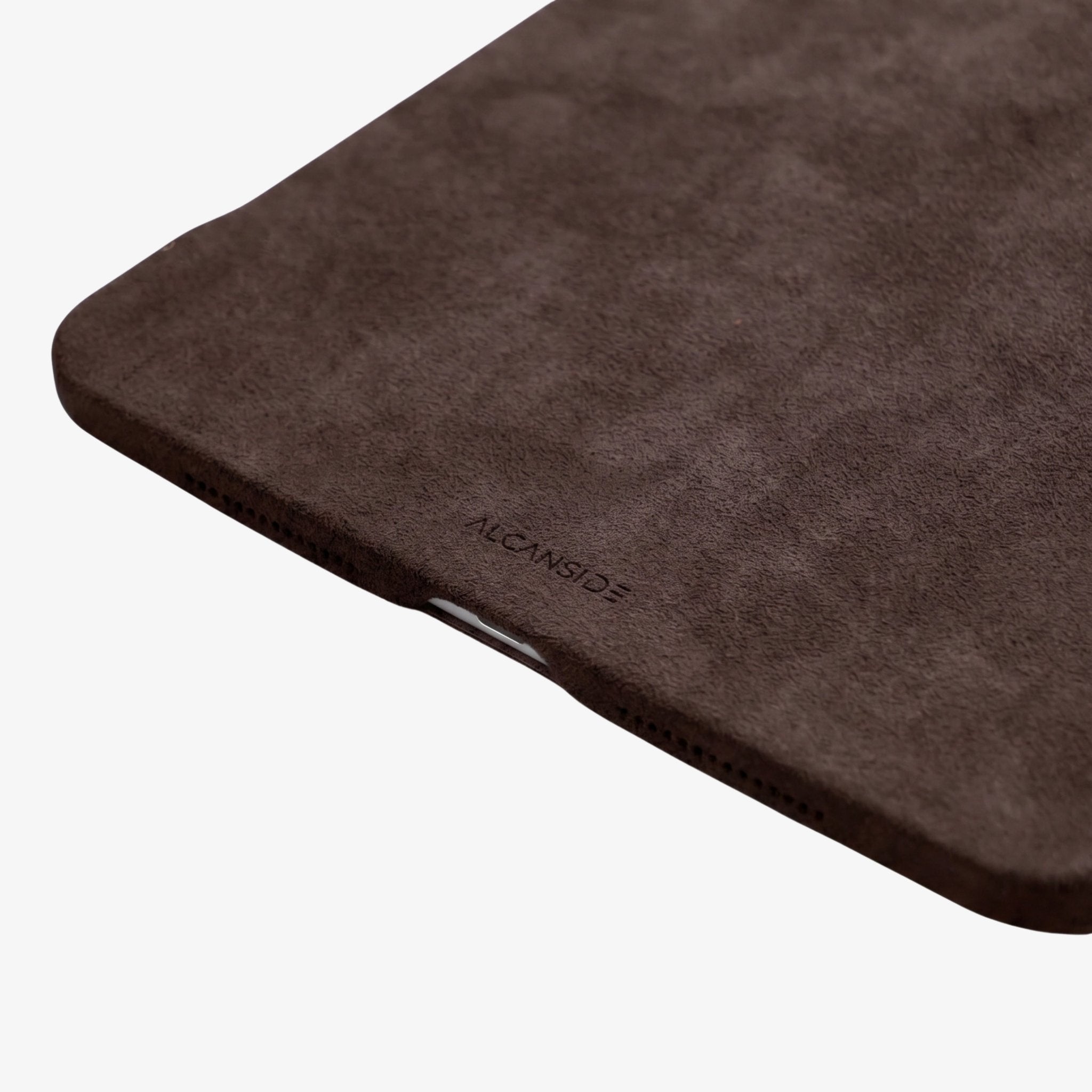 Alcantara iPad Cover - For iPad Air 11 inch (2024/2026) - Chocolate Brown - Alcanside