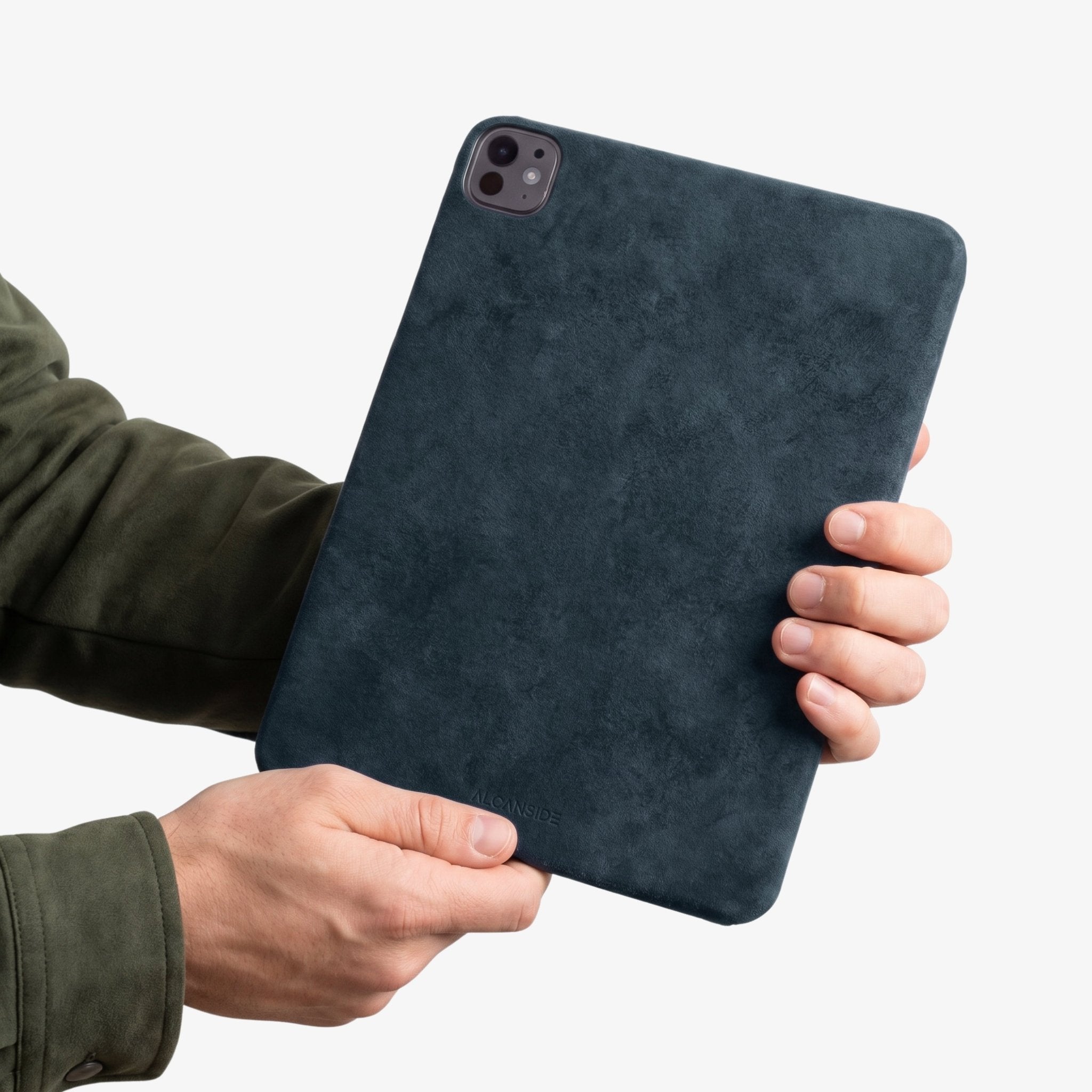 Alcantara iPad Cover - For iPad Pro (13 inch) - Navy Blue - Alcanside