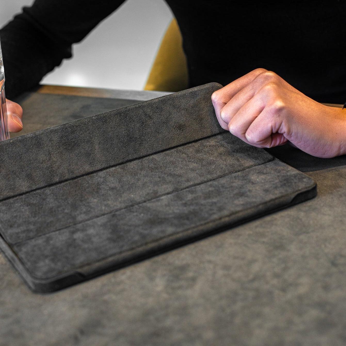 Alcantara iPad Cover - For iPad Pro (13 inch) - Space Grey - Alcanside