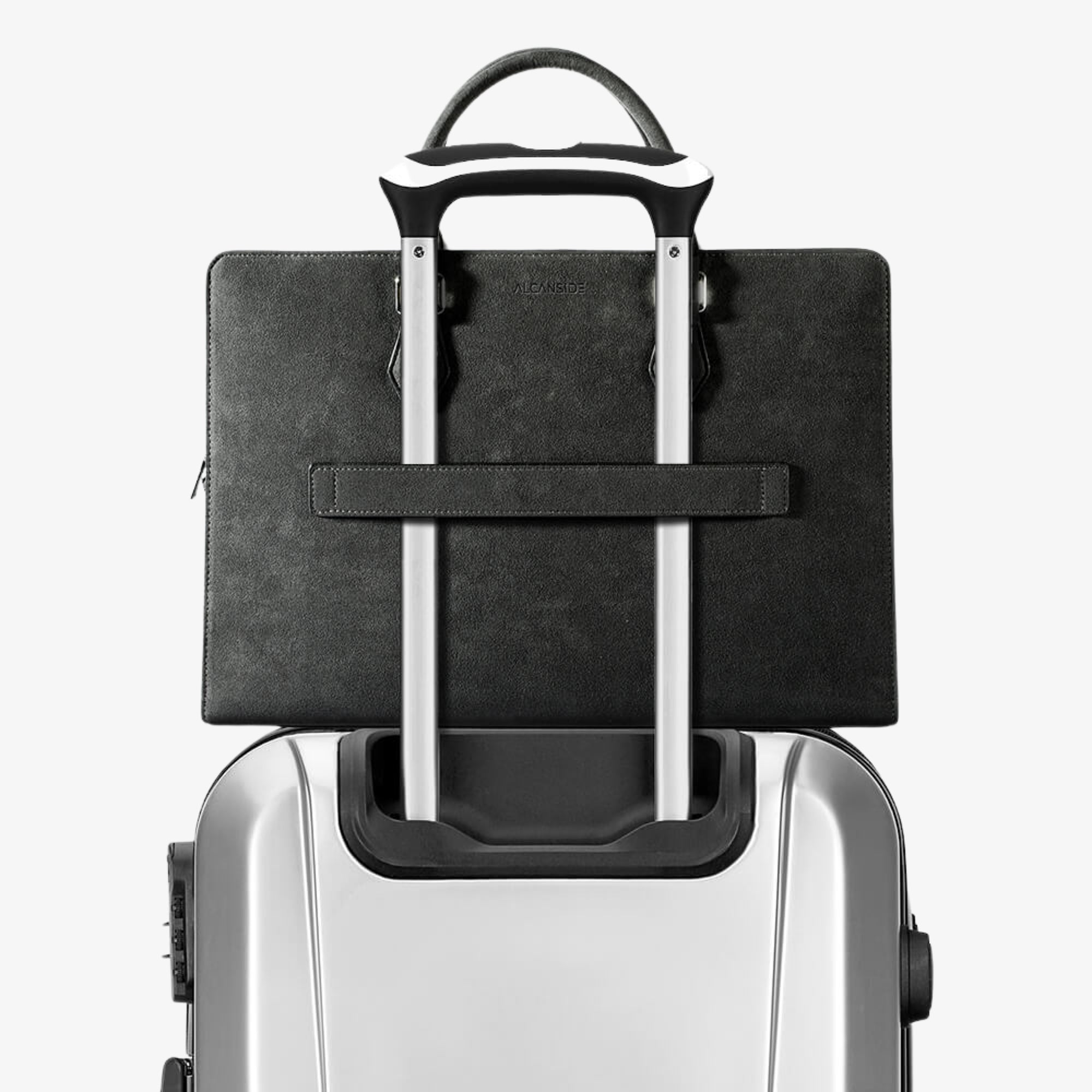 Alcantara Laptop Bag - Space Grey - Alcanside