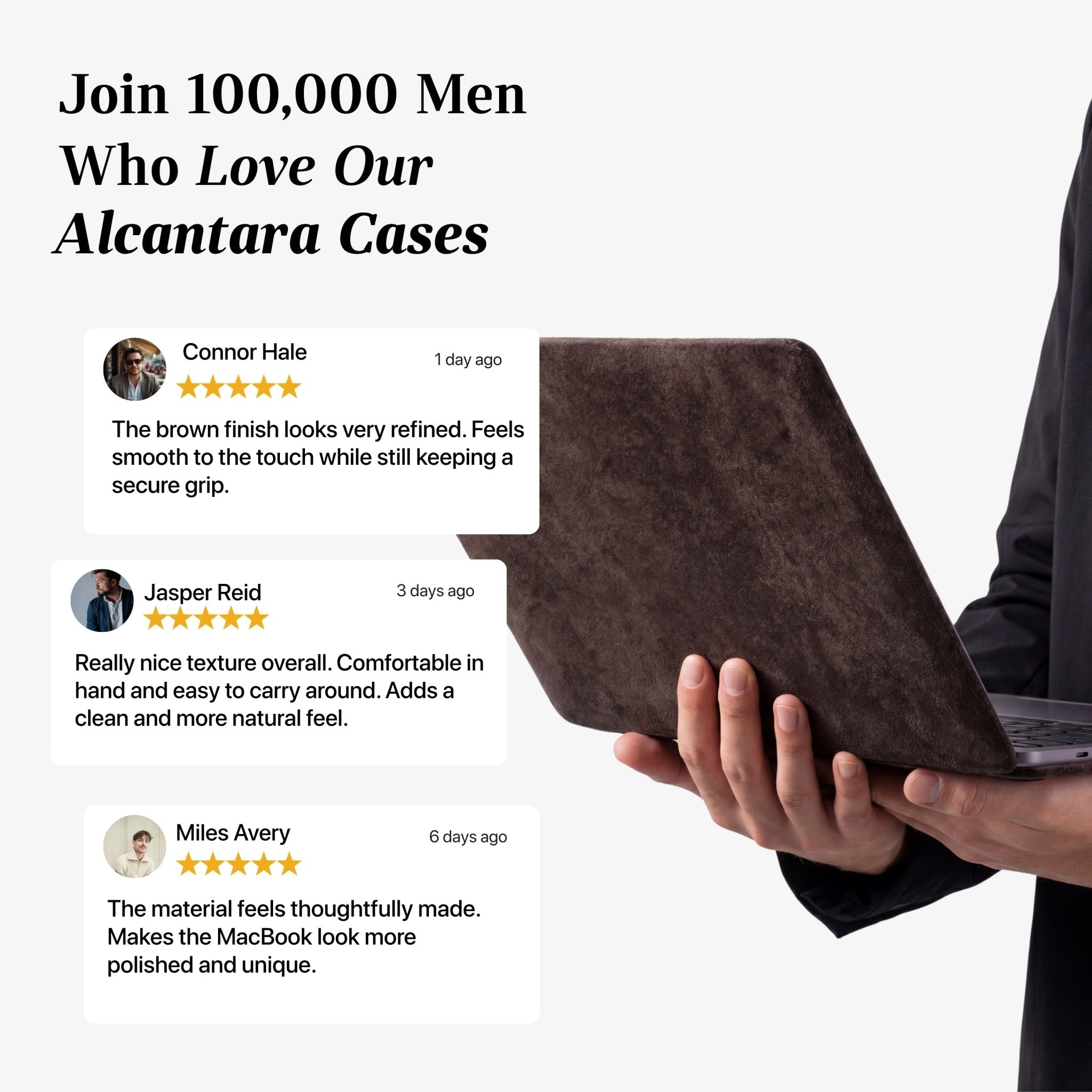 Alcantara MacBook Neo Cover – For 13 inch (2026) – Chocolate Brown - Alcanside