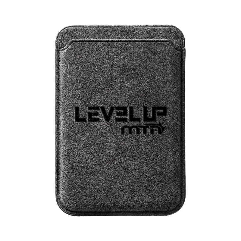 Alcantara MagSafe Wallet - LEVEL UP MTA - Space Grey - Alcanside