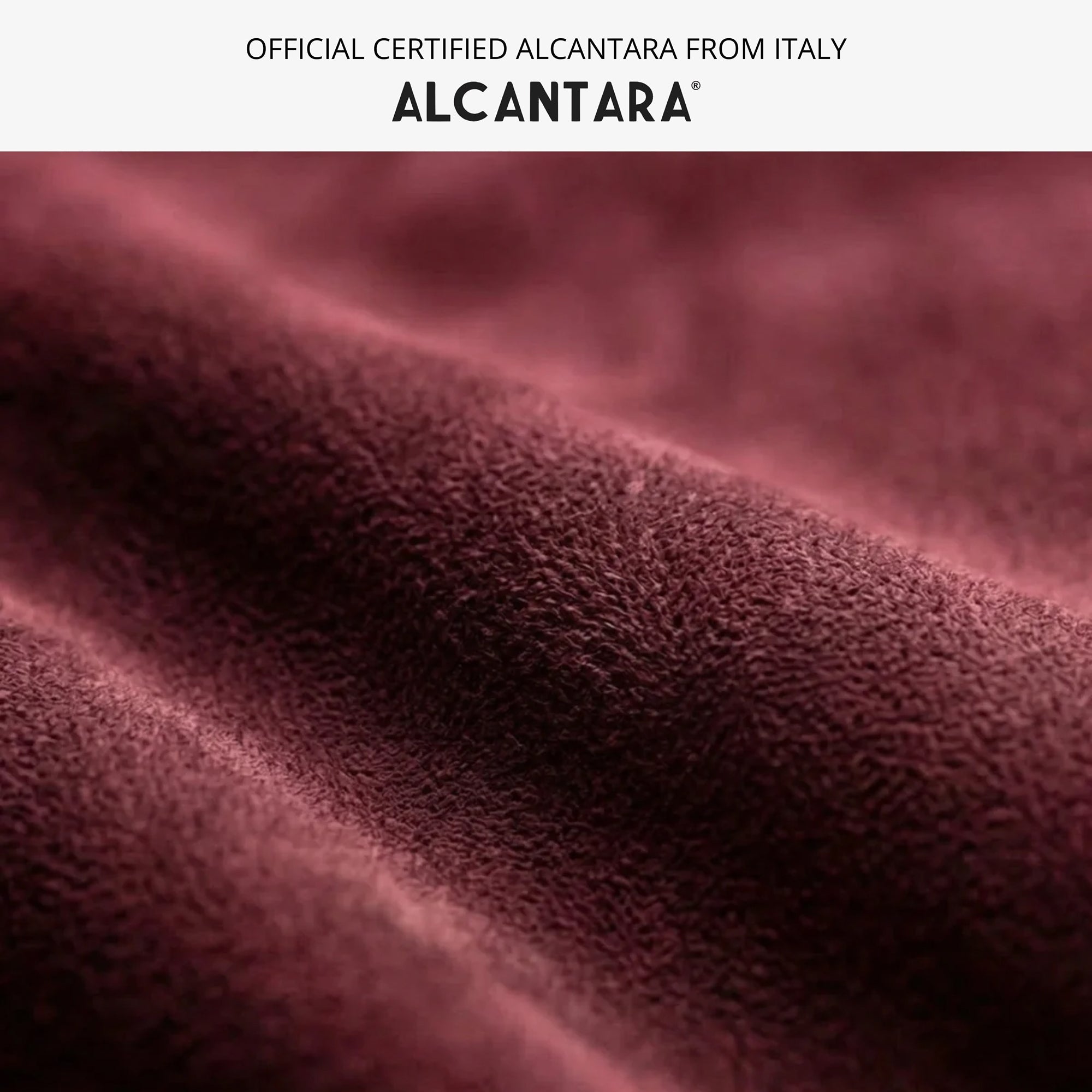Alcantara MagSafe Wallet - Wine Red - Alcanside