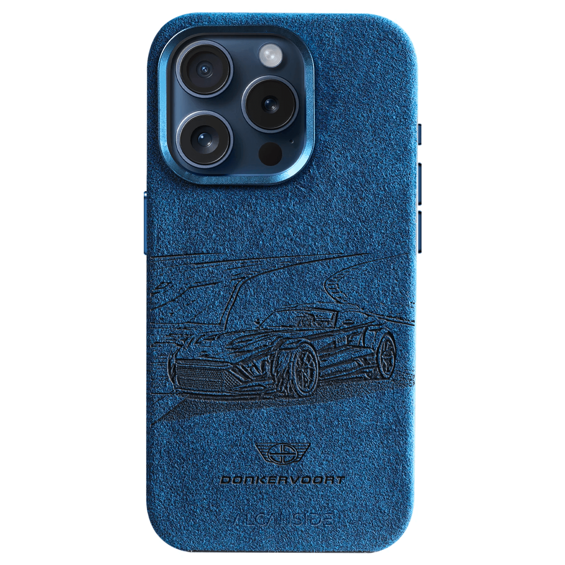 Donkervoort F22 Limited Edition Spa - Francorchamps - iPhone Alcantara Case - Ocean Blue - Alcanside