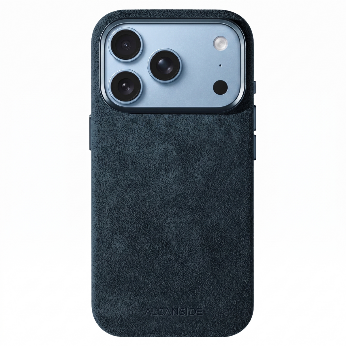 iPhone 18 Pro Max Alcantara Case Navy Blue