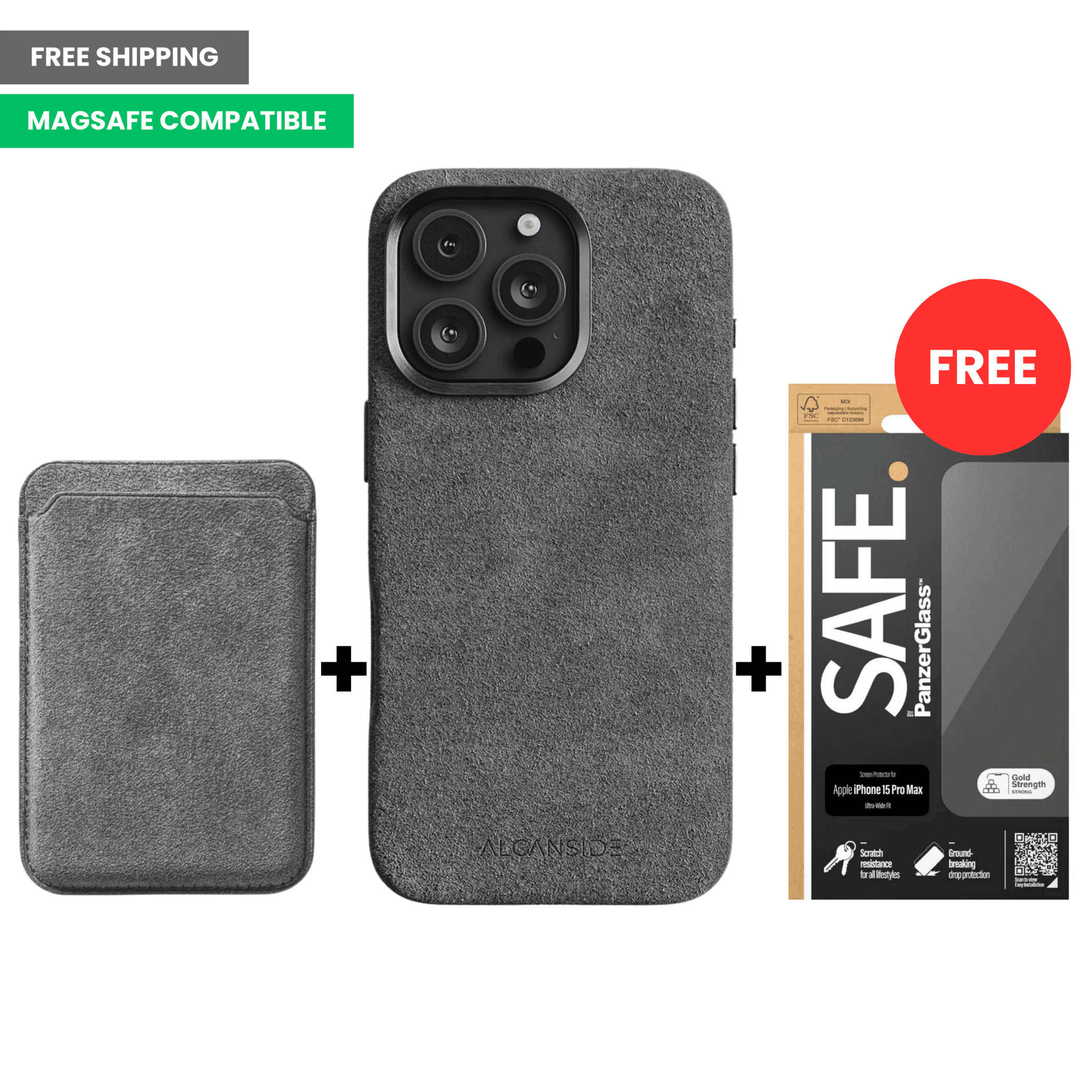 iPhone 16 Pro - Launch Bundle - Nardo Gray - Alcanside