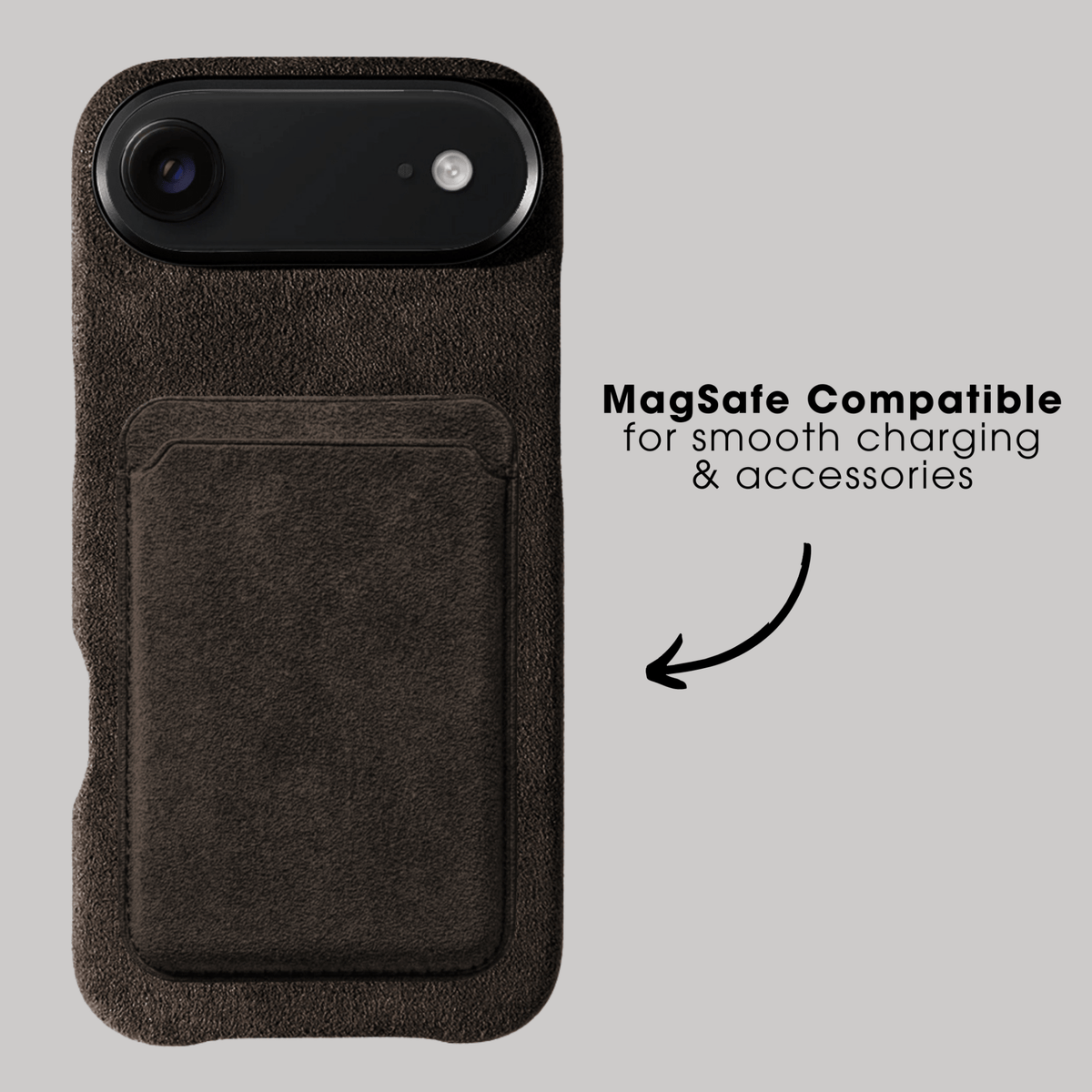iPhone 17 Air - Alcantara Case - Chocolate Brown - Alcanside