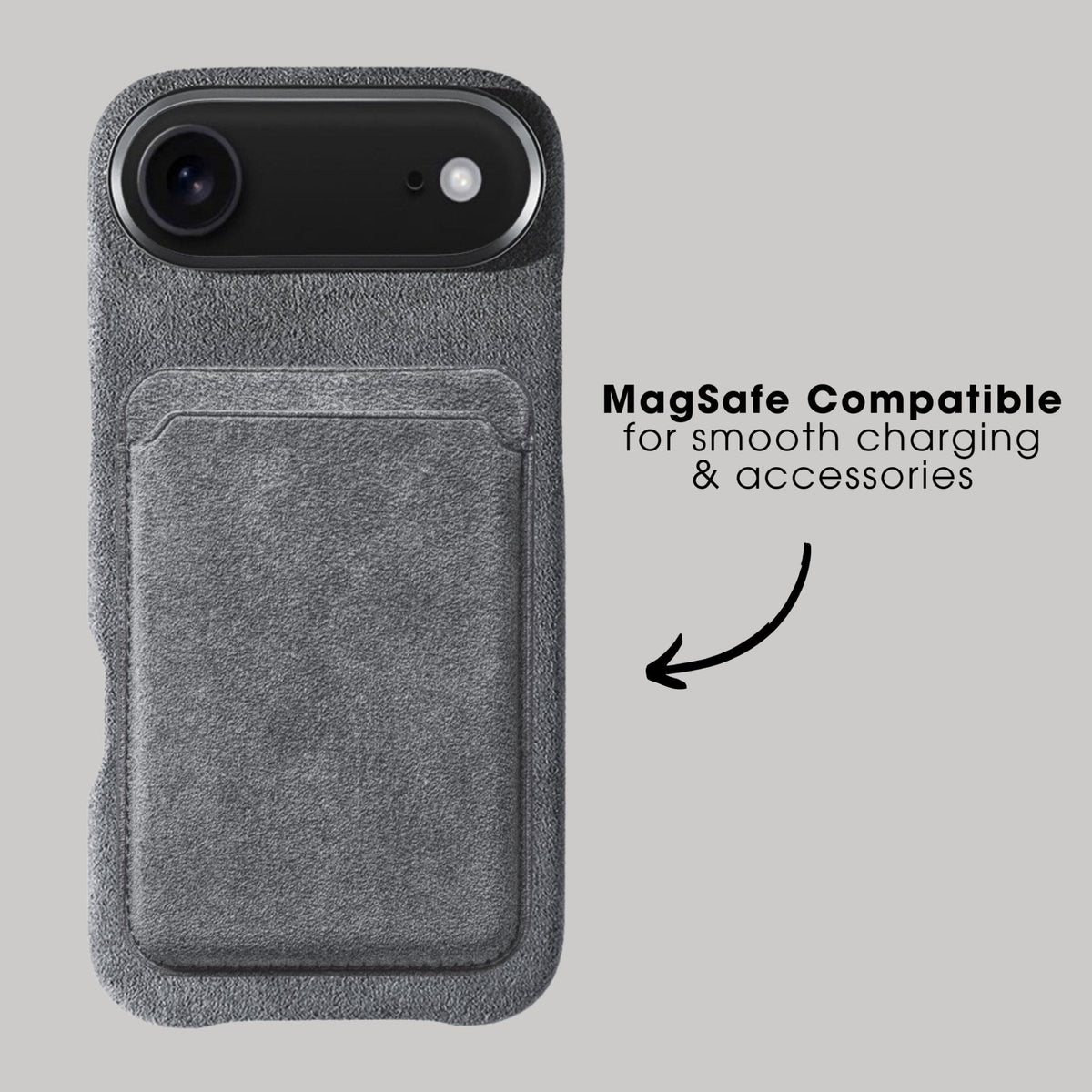 iPhone 17 Air - Alcantara Case - Nardo Gray - Alcanside