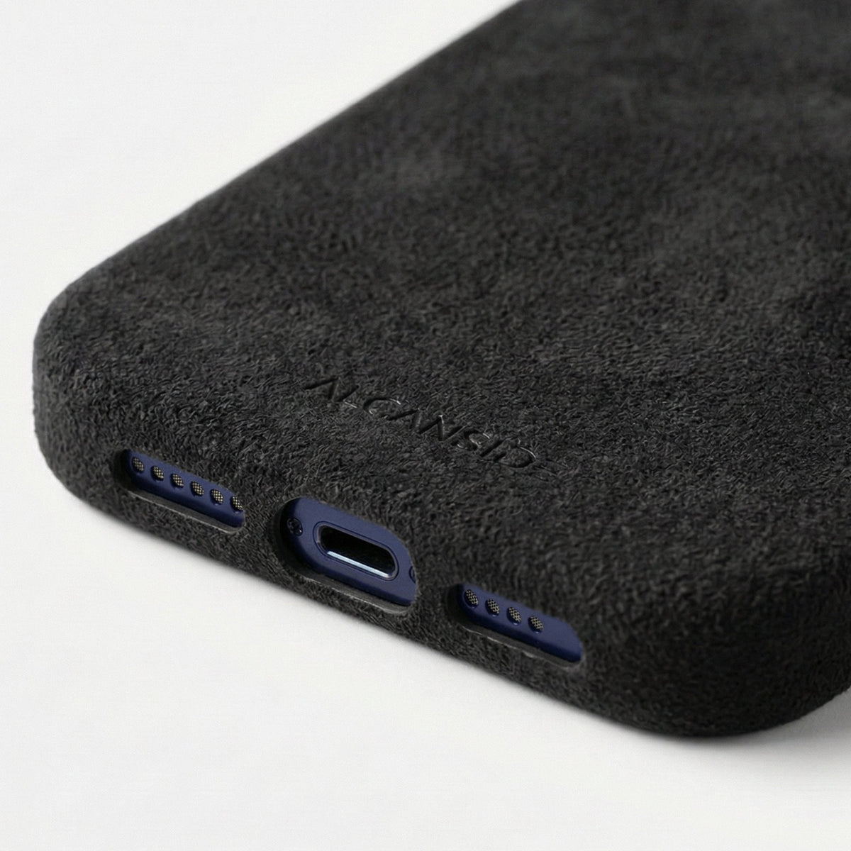 iPhone Alcantara Case - Deep Black - Alcanside