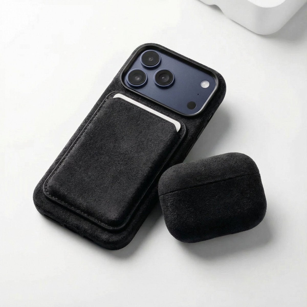 iPhone Alcantara Case - Deep Black - Alcanside