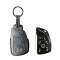 Alcantara Car Key Fob Cover for Buick Model H - Space Grey
