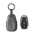 Alcantara Car Key Fob Cover for Chevrolet Model B - Space Grey