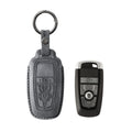 Alcantara Car Key Fob Cover for Lincoln Model A - Space Grey