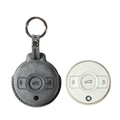 Alcantara Car Key Fob Cover for Smart Model A - Space Grey