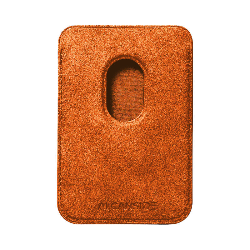 Alcantara MagSafe Wallet - Oranje