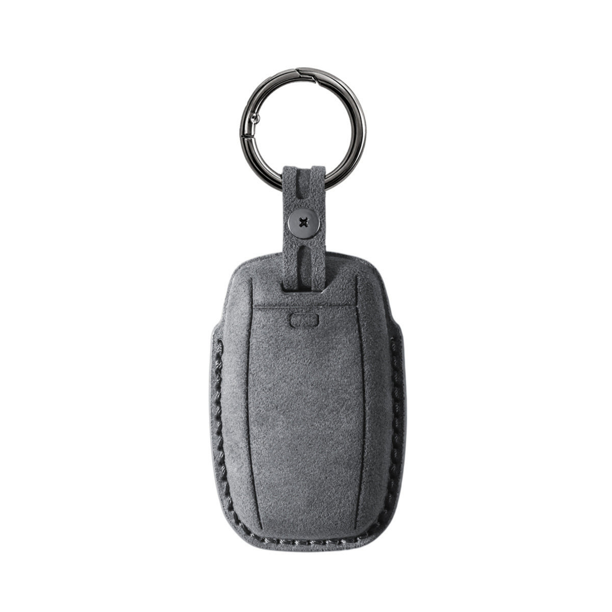 Alcantara Car Key Fob Cover for Kia Model A - Space Grey 4