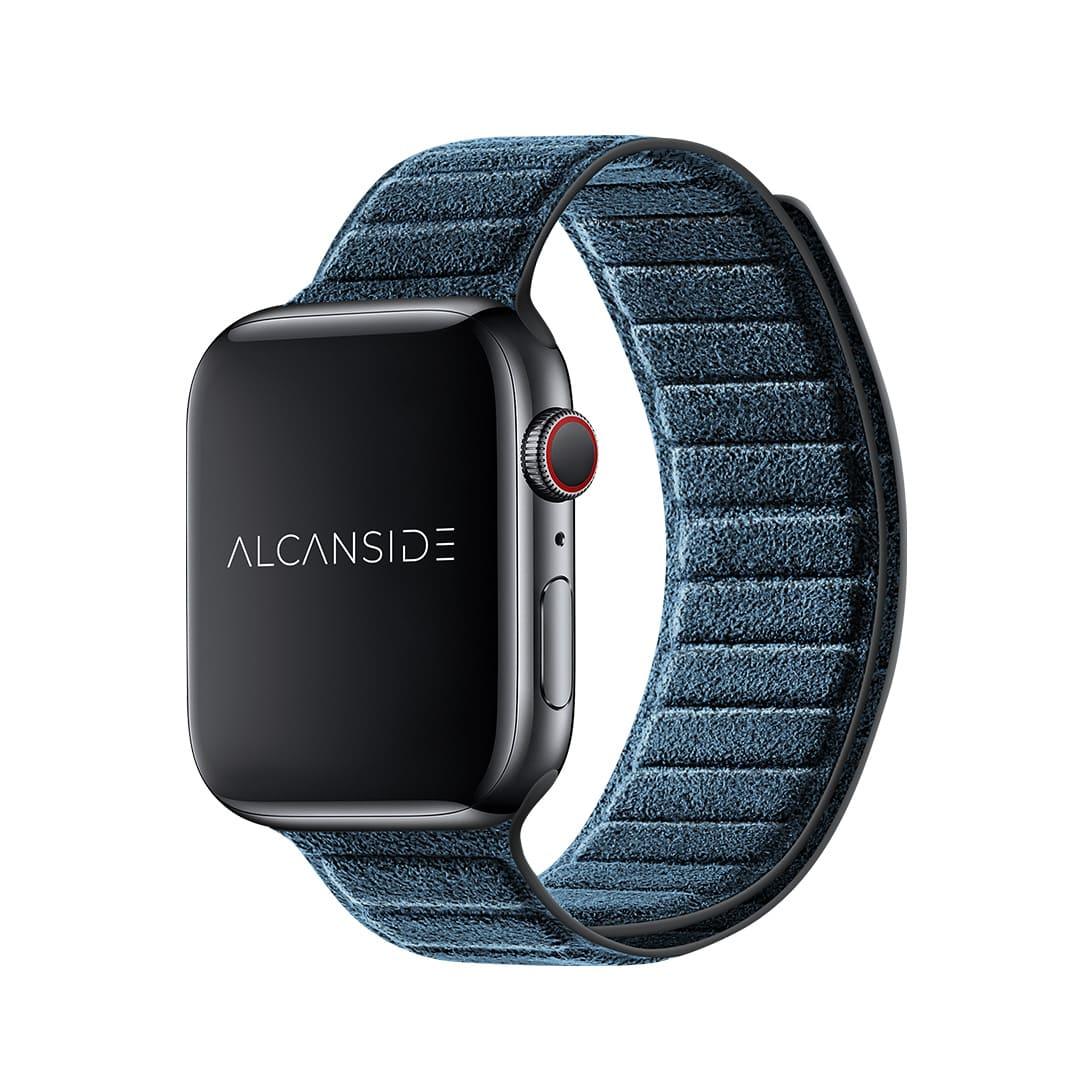 Alcantara Apple Watch Bandje - Ocean Blue - 38/40/41mm