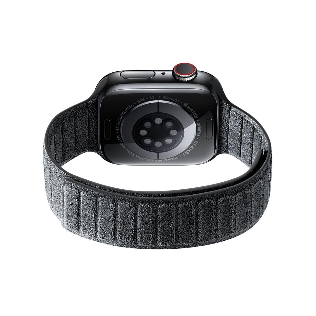 Alcantara Apple Watch Bandje - Space Grey - 38/40/41mm
