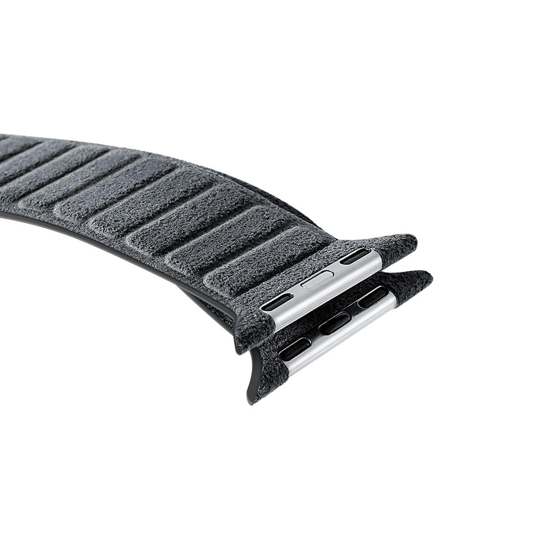 Alcantara Apple Watch Bandje - Space Grey - 38/40/41mm