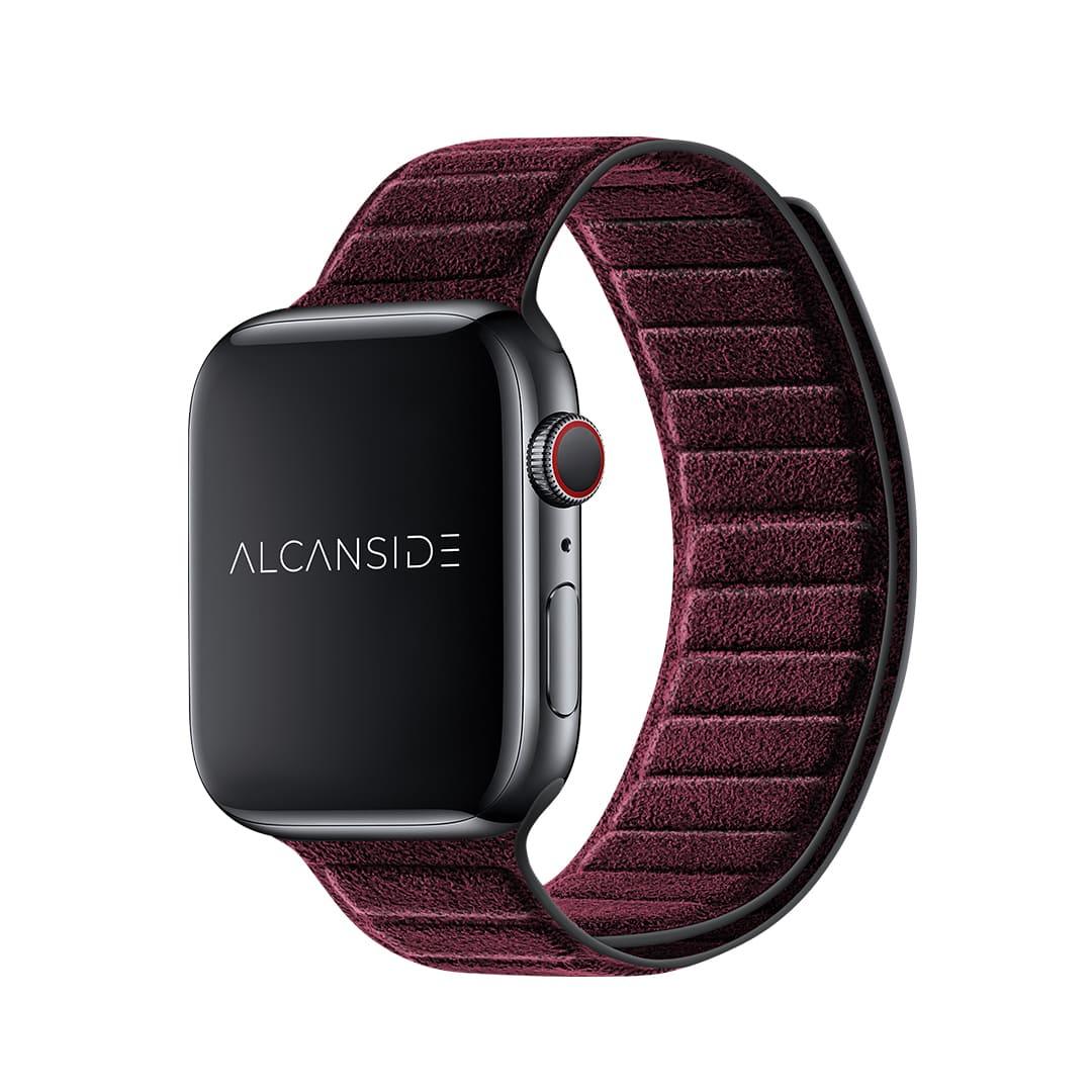 Alcantara Apple Watch Bandje - Rood - 38/40/41mm