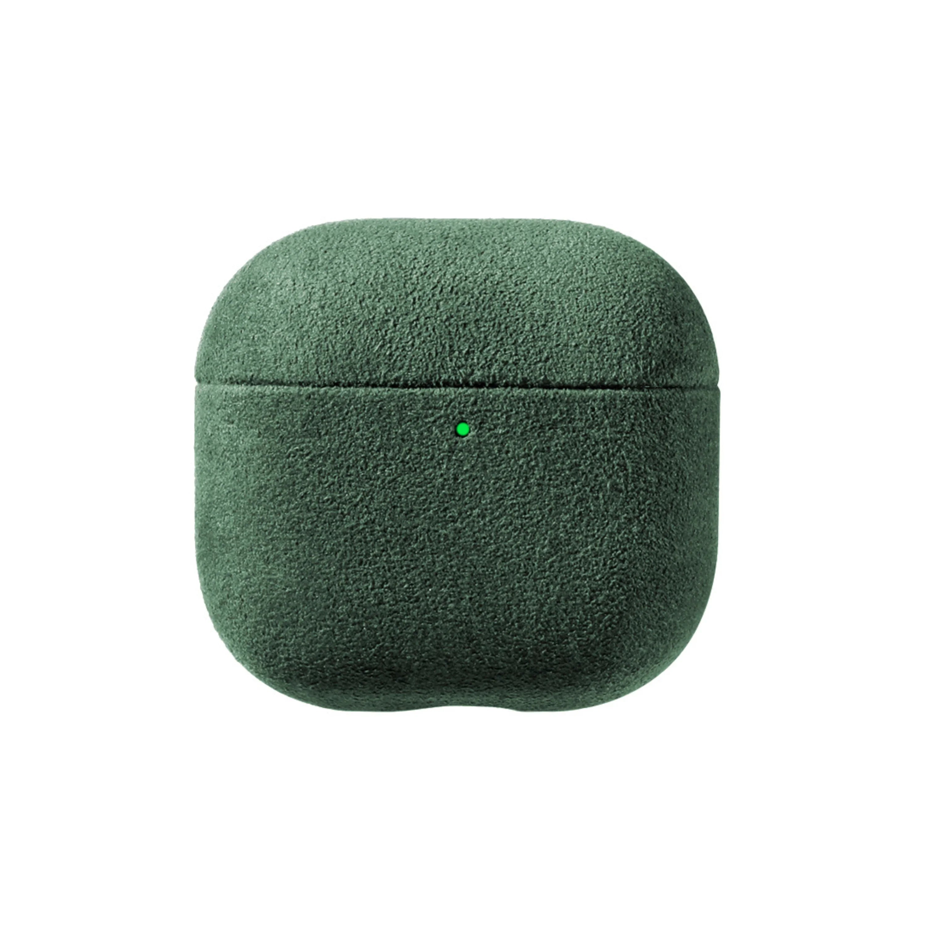 AirPods (4e generation) Alcantara Hoesje - Midnight Green