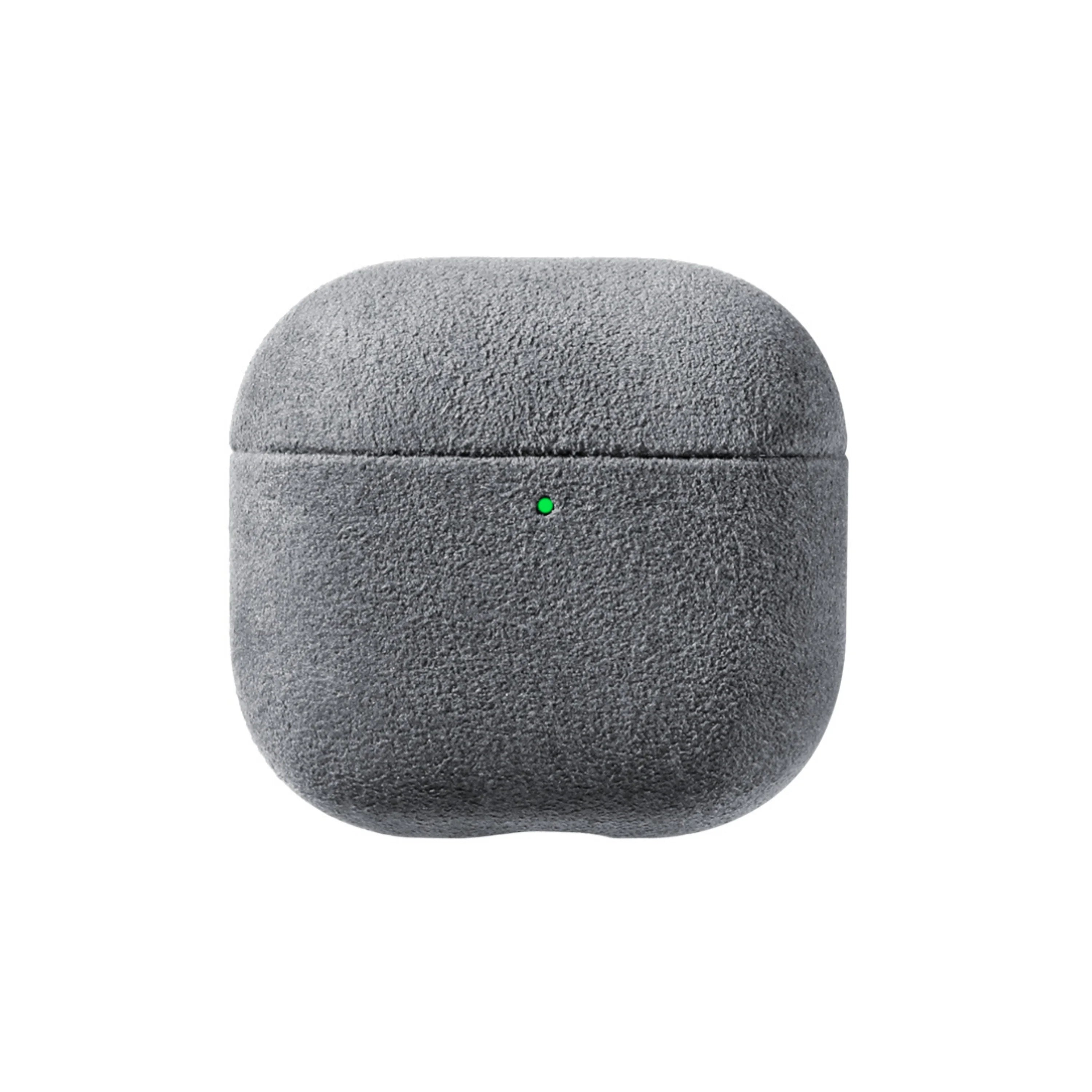 AirPods (4e Generatie) Alcantara Hoesje - Nardo Gray