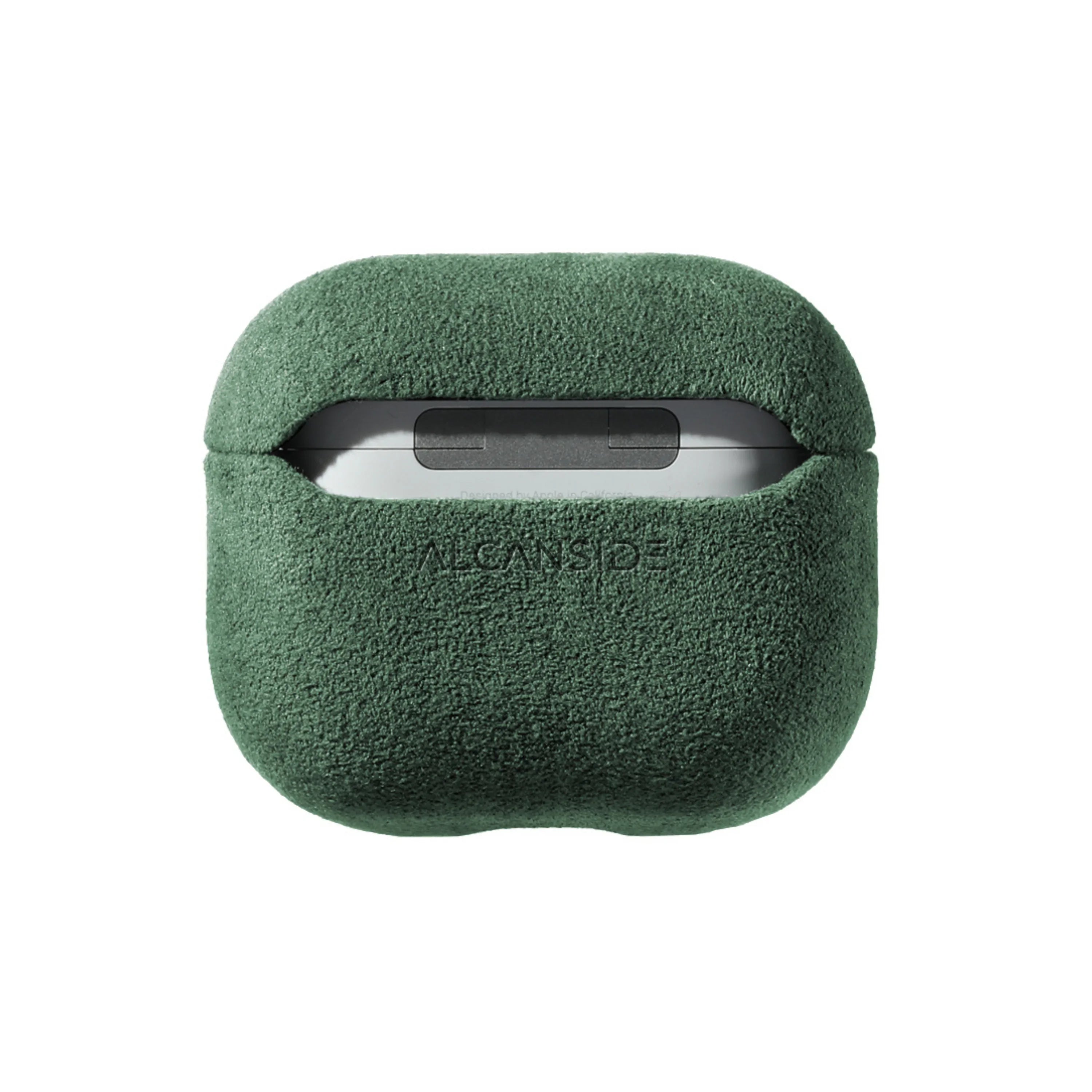 AirPods (3e Generatie) Alcantara Hoesje - Midnight Green