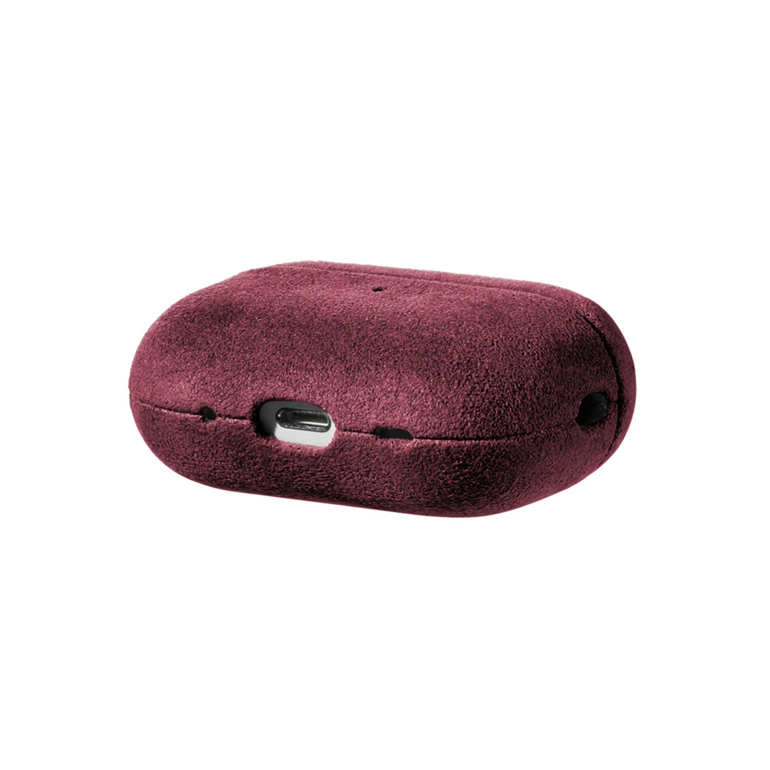AirPods Pro (2e Generatie) Alcantara Hoesje - Rood