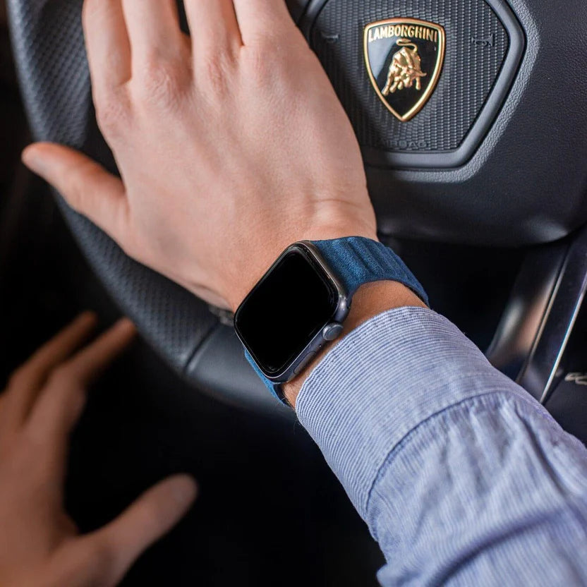 Alcantara Apple Watch bandjes