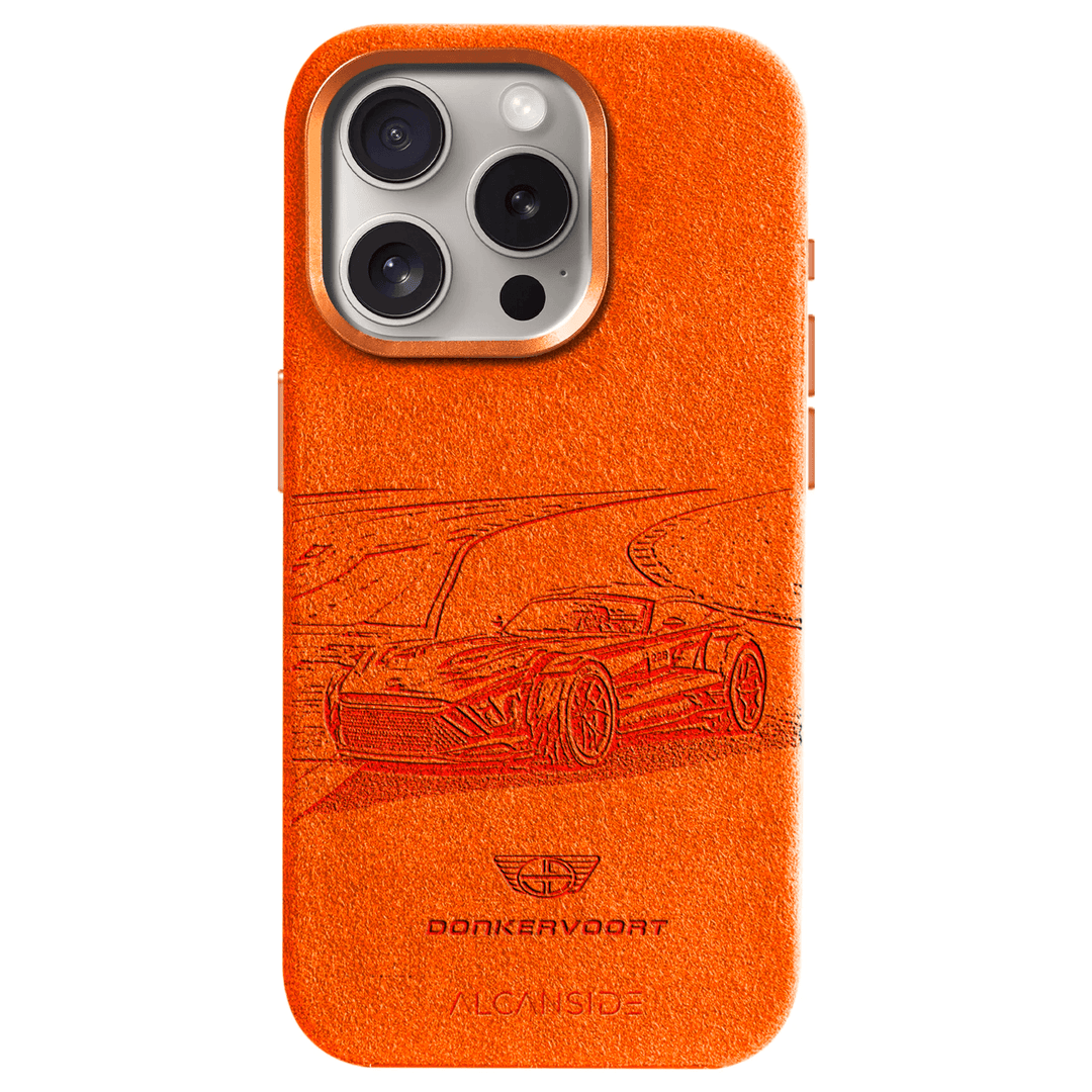 Donkervoort F22 Limited Edition Spa-Francorchamps - iPhone Alcantara Case - Orange - Alcanside