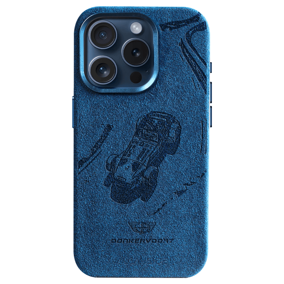 Donkervoort GTO Limited Edition - iPhone Alcantara Case - Ocean Blue - Alcanside