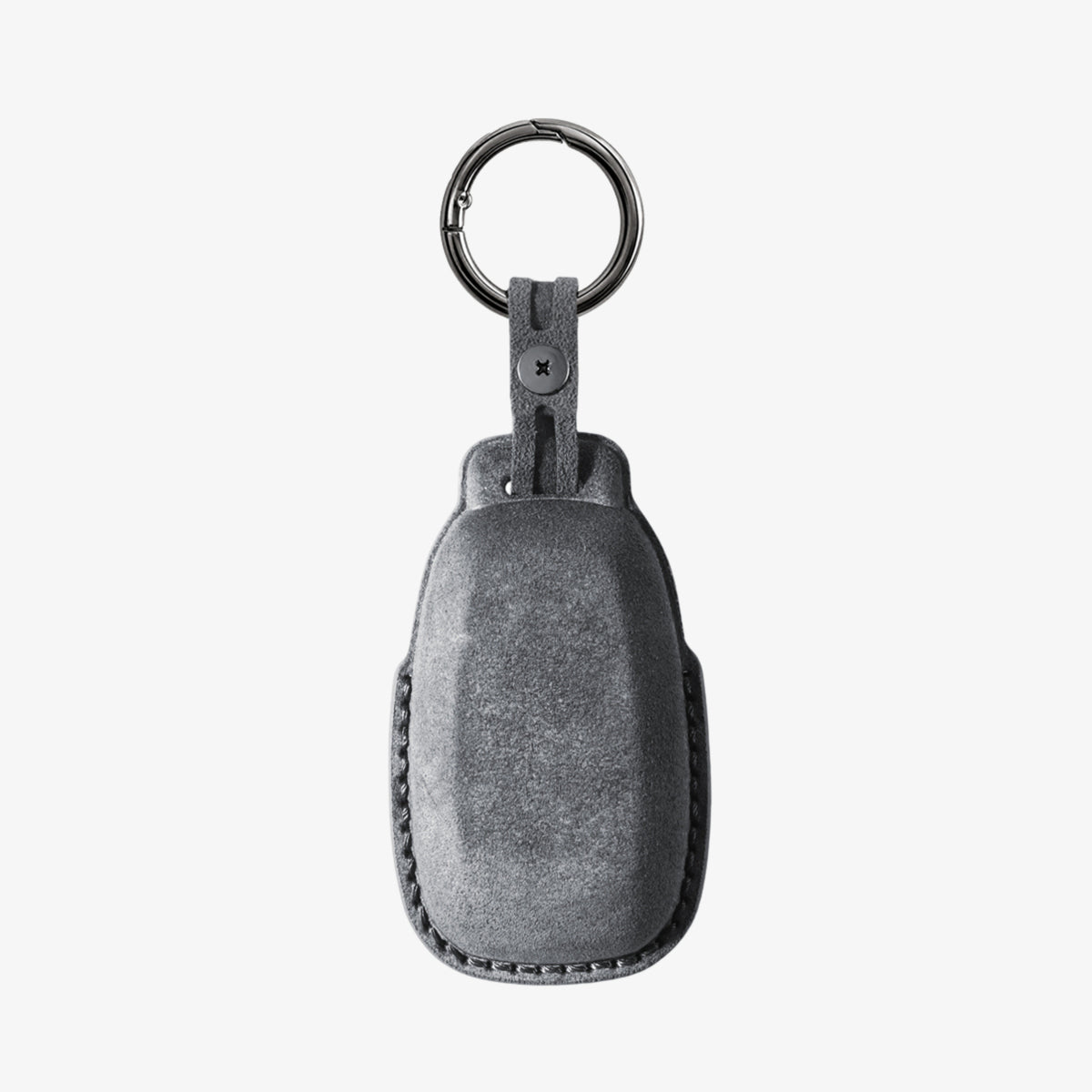 Alcantara Car Key Fob Cover for Subaru Model A - Space Grey 5