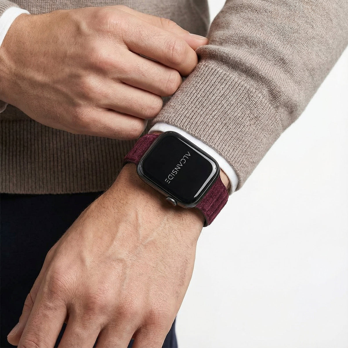 Alcantara Apple Watch bandjes