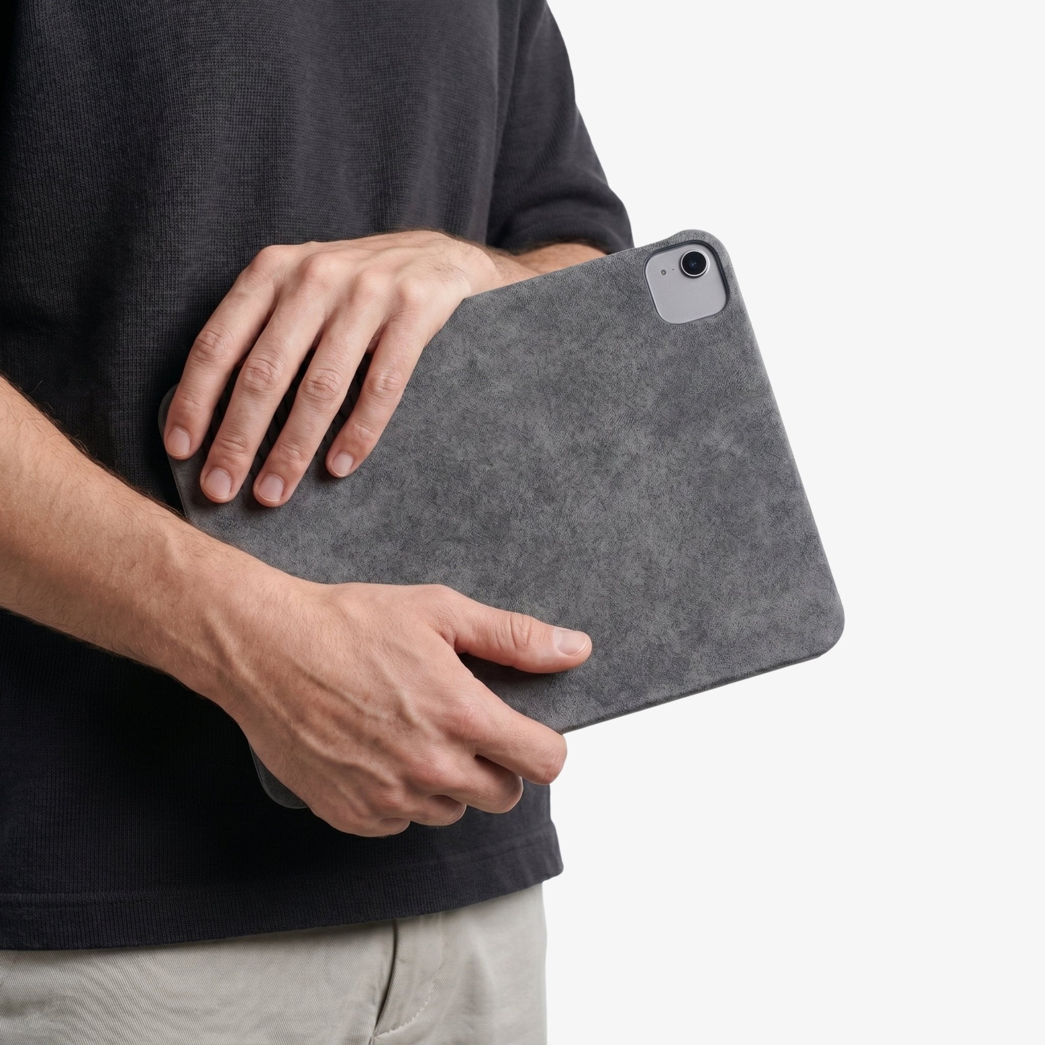 Alcantara iPad Cover - For iPad Air 2026  (13 inch) - Space Grey - Alcanside