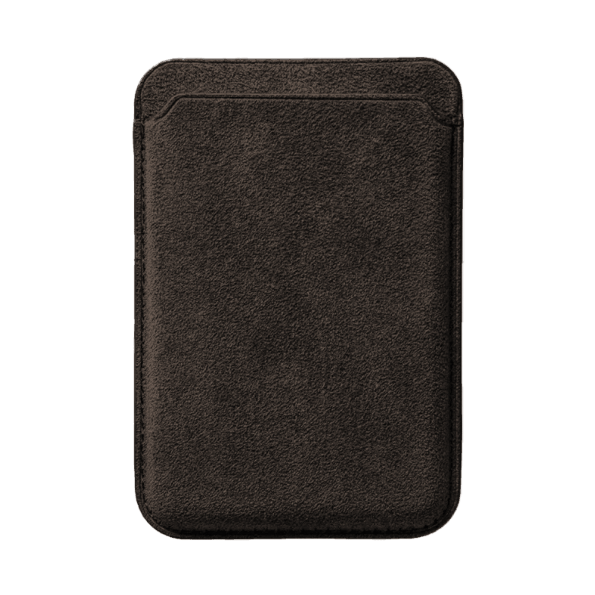Alcantara MagSafe Wallet - Chocolate Brown - Alcanside