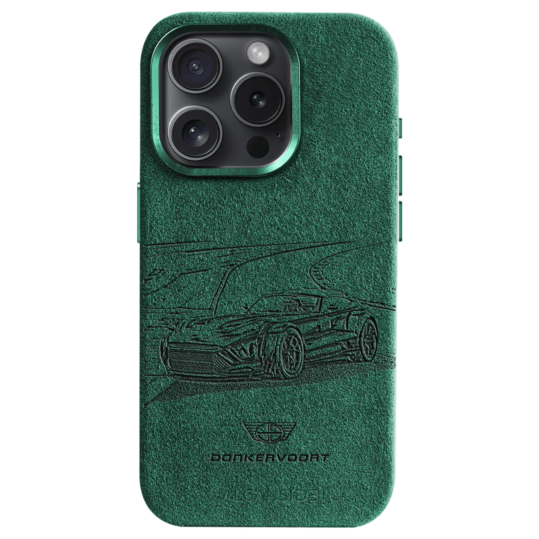 Donkervoort F22 Limited Edition Spa - Francorchamps - iPhone Alcantara Case - Midnight Green - Alcanside