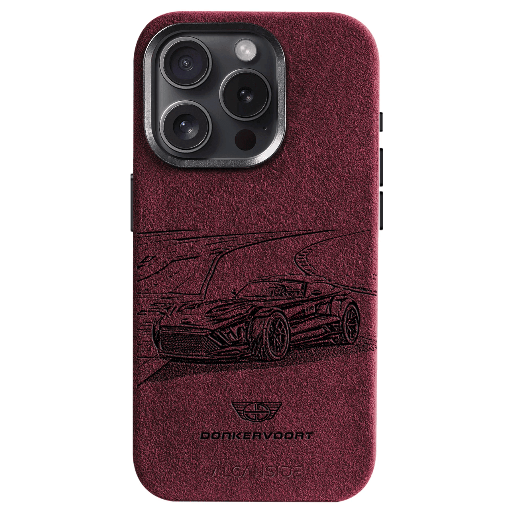 Donkervoort F22 Limited Edition Spa - Francorchamps - iPhone Alcantara Case - Red - Alcanside