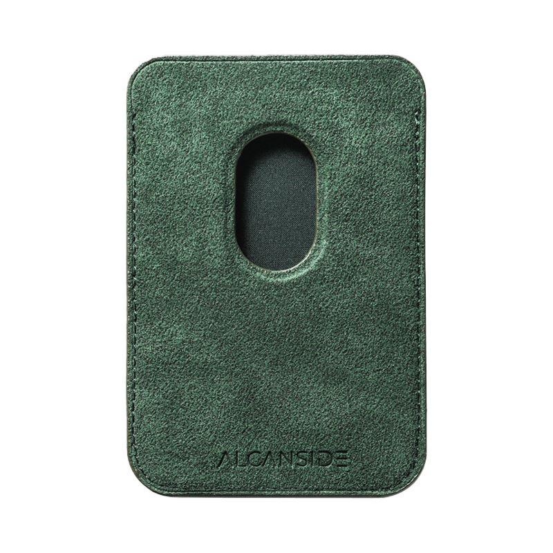 Donkervoort F22 - Alcantara MagSafe Wallet - Midnight Green - Alcanside
