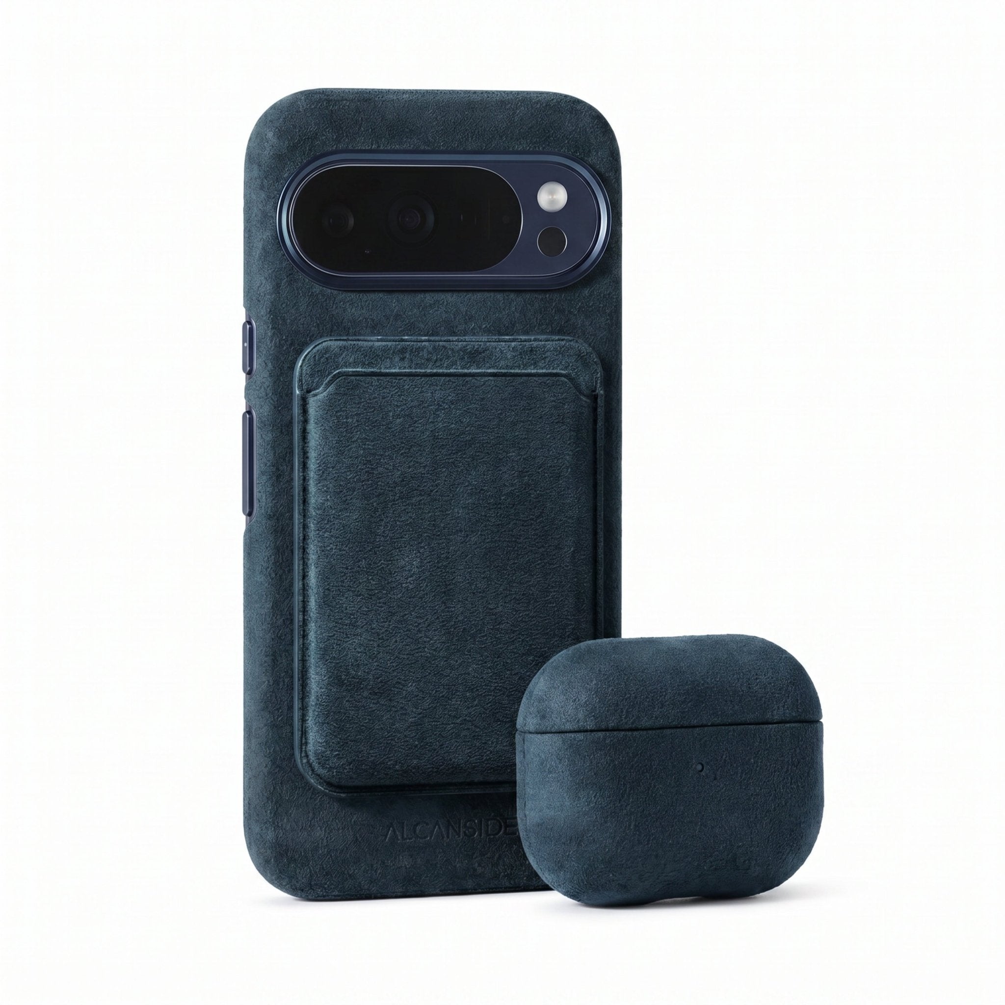 Google Pixel 10 - Alcantara Case - Navy Blue - Alcanside