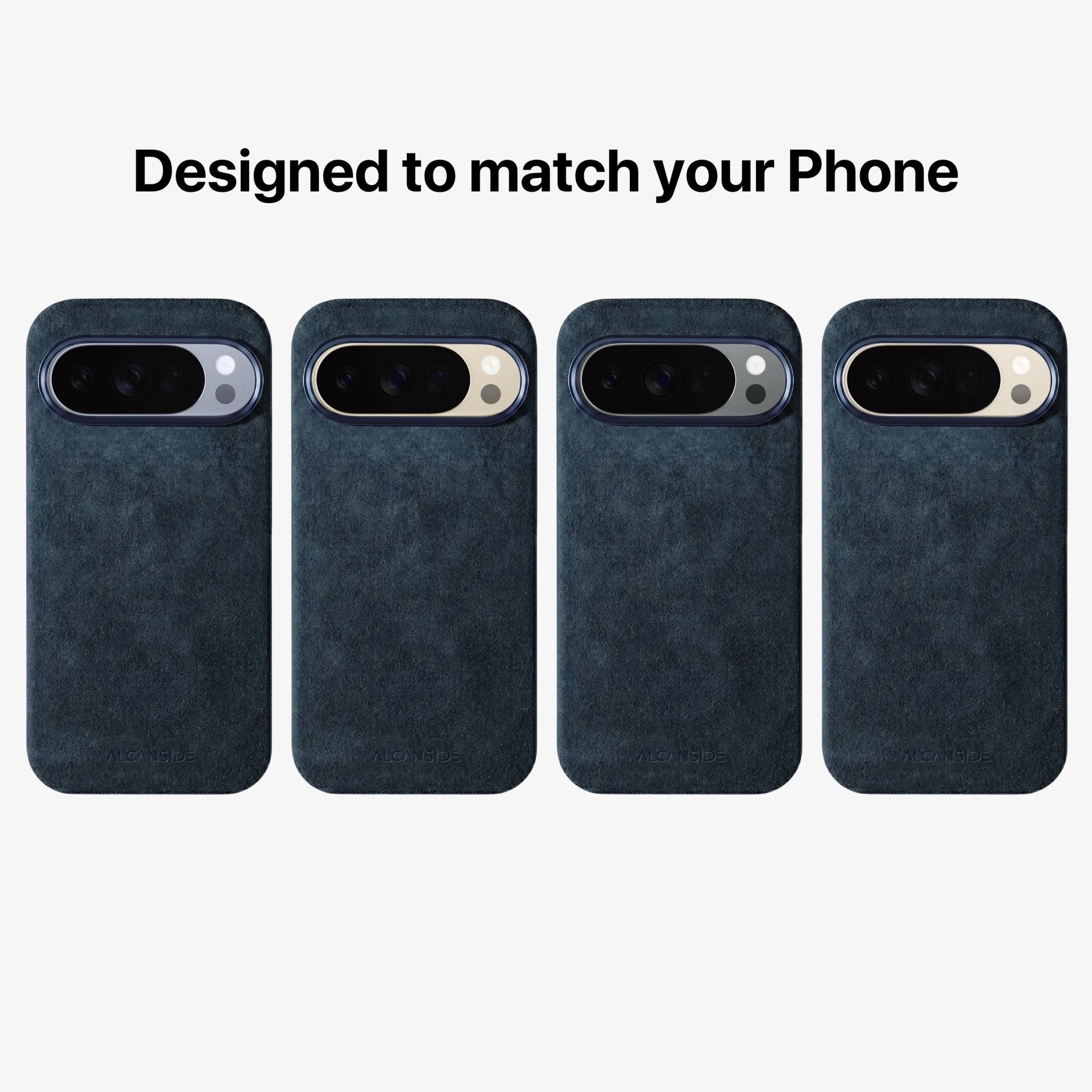 Google Pixel 10 Pro - Alcantara Case - Navy Blue - Alcanside